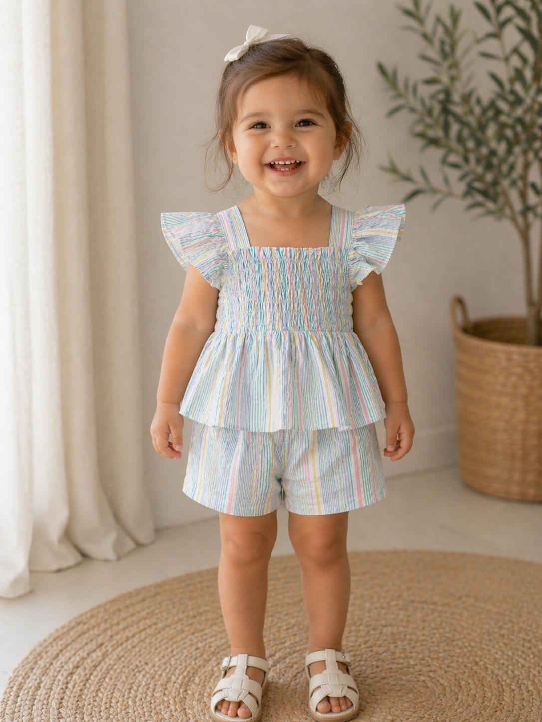 Pastel Stripe Coord Set